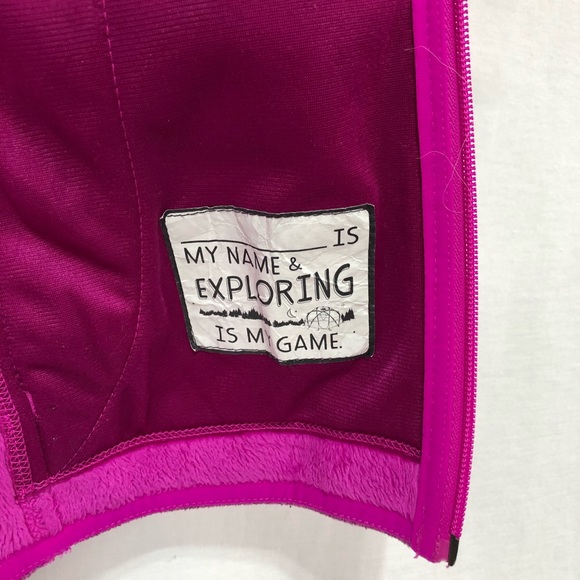 EUC THE NORTH FACE fleece pink jacket - Picture 8 of 10
